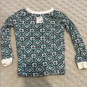 Festive Snowflake Kids Long Sleeve Tee